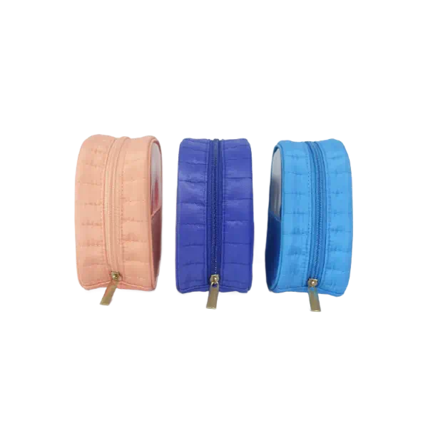 овальная косметичка с прозрачным окошком разноцветная косметичка_4